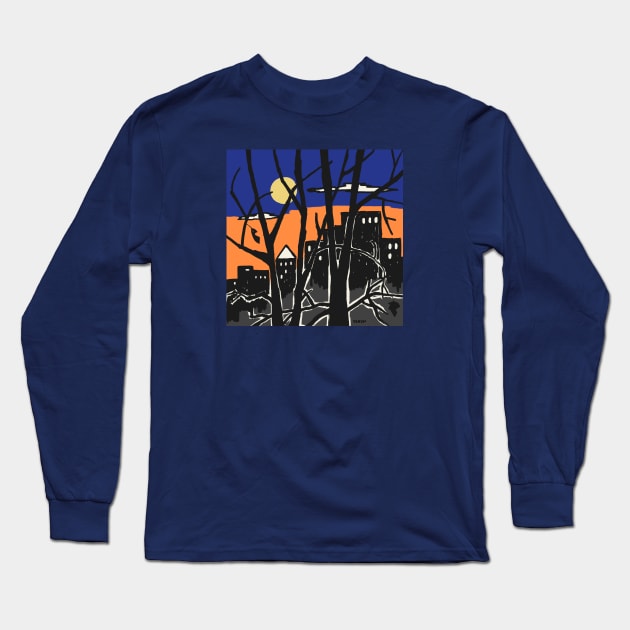 Nightmare Long Sleeve T-Shirt by Tegunn